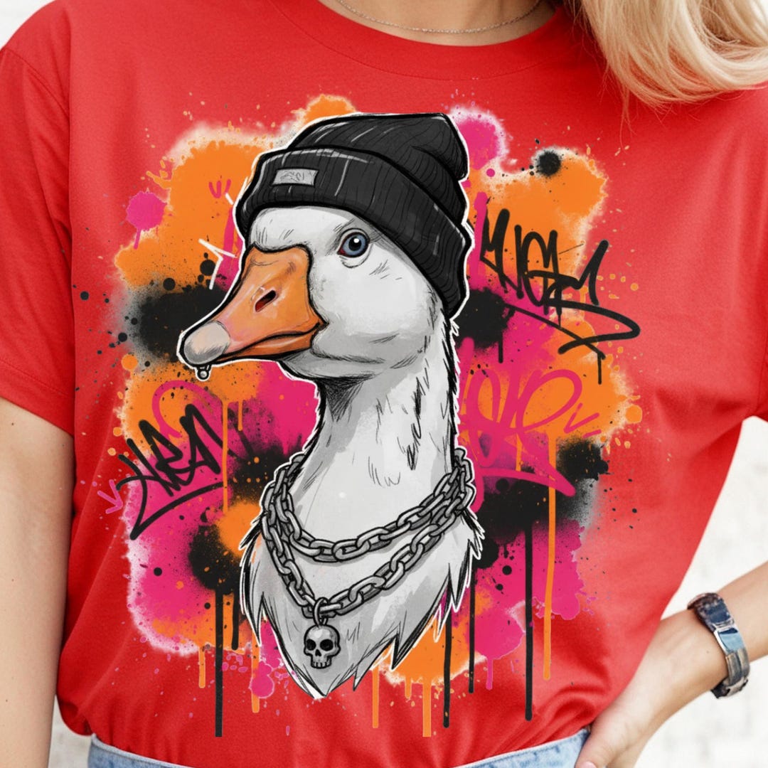 Graffiti Goose Clipart | Urban Animal PNG SVG (digital Download) - Etsy