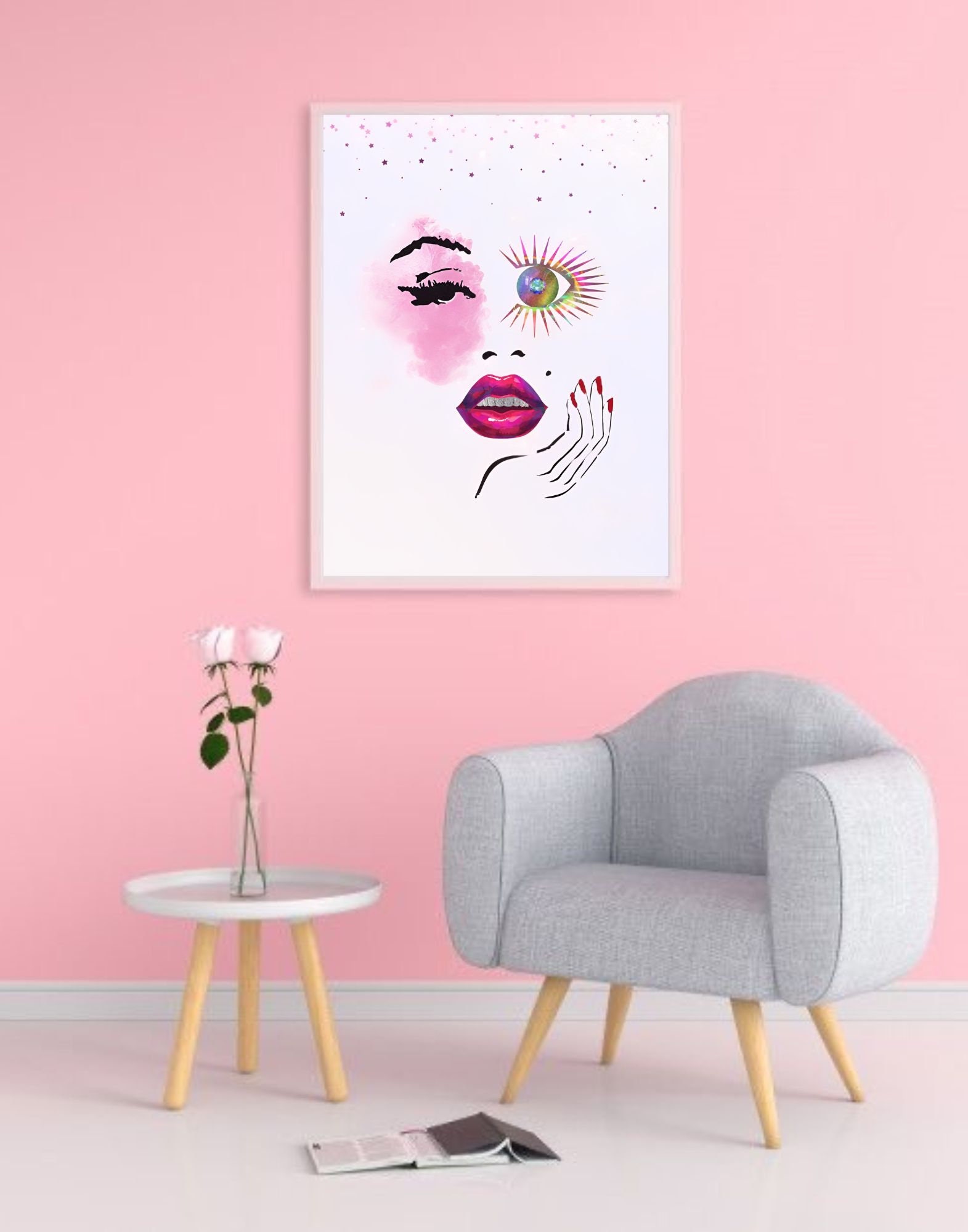 Abstract Marilyn Monroe Art Printable Digital Download Wall Poster - Etsy