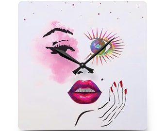 Marilyn Monroe popart acryl wandklok