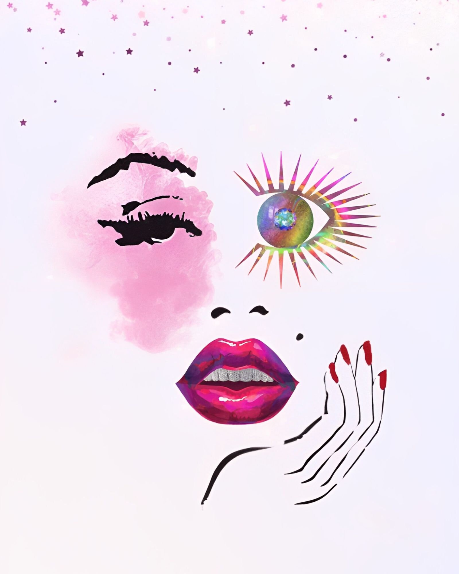 Abstract Marilyn Monroe Art Printable Digital Download Wall Poster - Etsy
