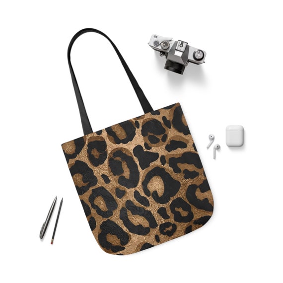 animal print travel tote bag Leopard Print Tote Bag, Tote Bags for Women, Carryall Bag, Travel Tote for Women, Beach Tote Bag for Women, Book Tote for Women