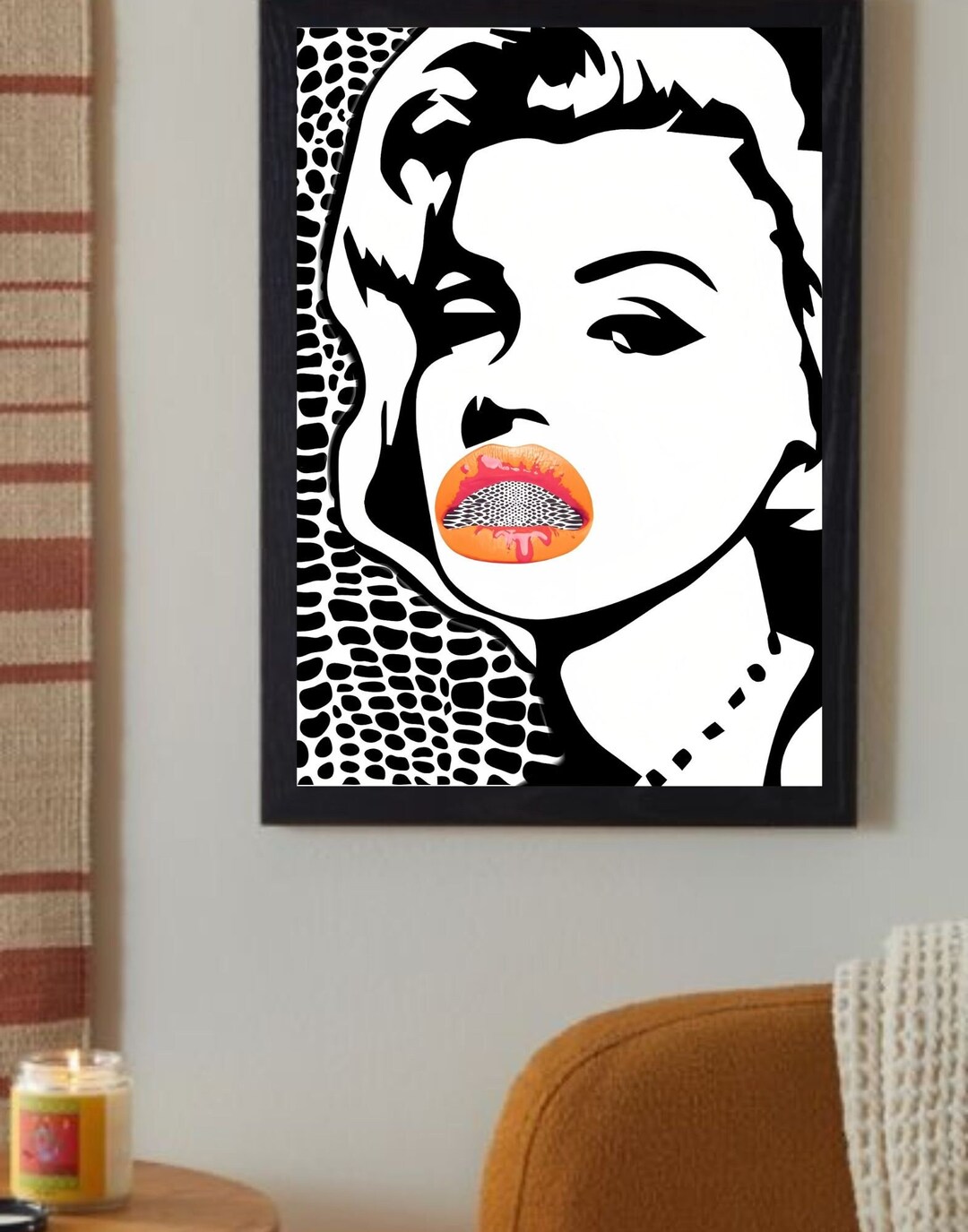 Abstract Marilyn Monroe Pop Art Printable Digital Download Wall Poster ...