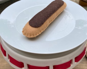 Felt Chocolate Eclair