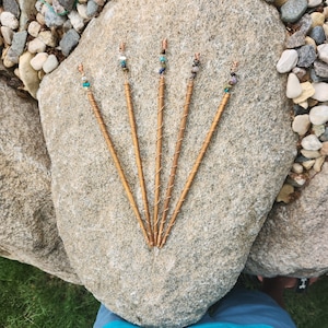 5 - Electroculture Wand Set – Copper Wire, Schumann Resonance Infused