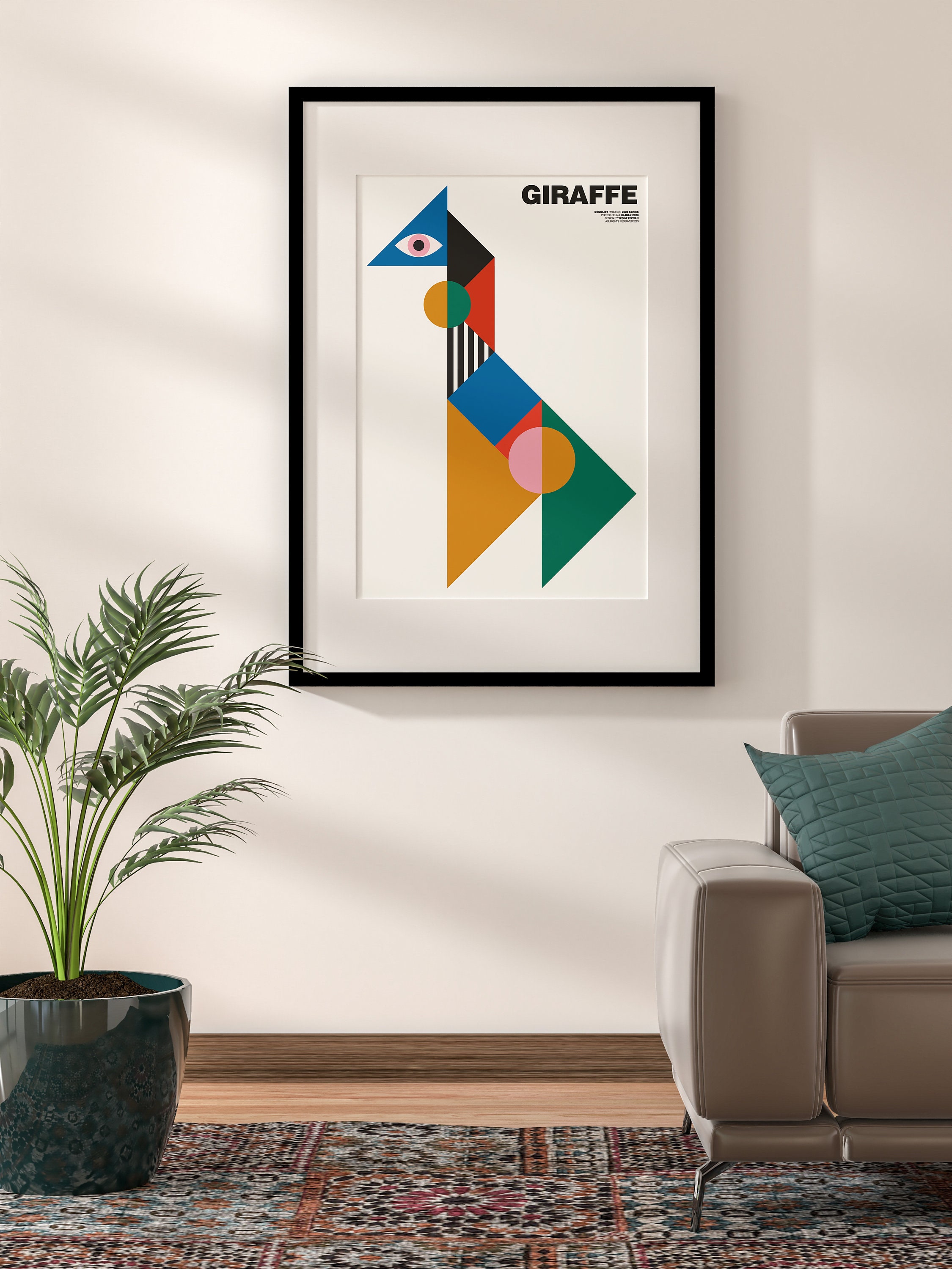 Set of 3 Bauhaus Posters, Wall Art, Modern Decor Bauhaus, Minimalist ...