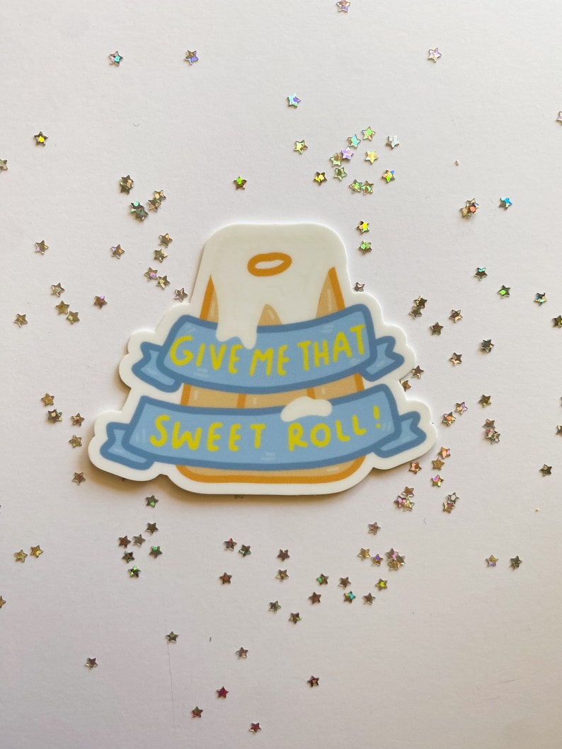 Fallout Sweet Roll Vinyl Sticker - Etsy