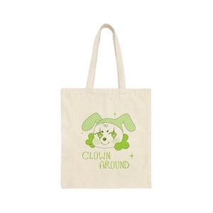 Borsa tote Clown Around verde