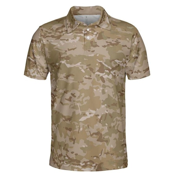 トップス camouflage pattern faded polo shirt Amazon.com : Blue Digital Camouflage Men's Golf Polo-Shirt