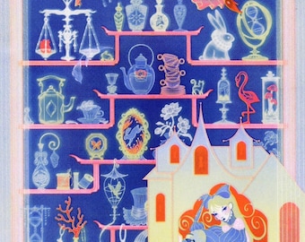 Impresión Risograph de la Colección de la Reina
