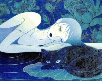 Nocturne Risograph Print