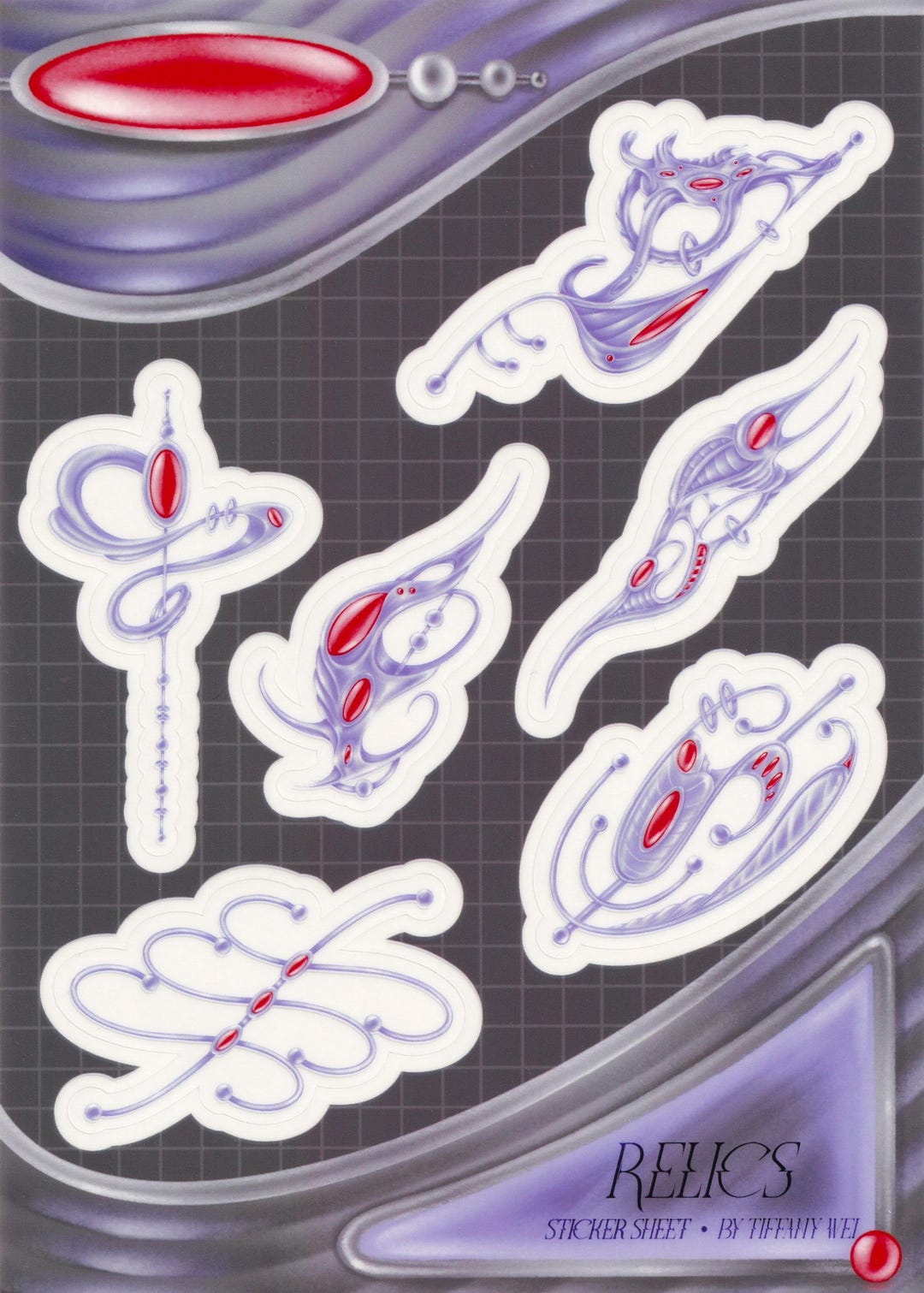 Relics Sticker Sheet [6 Pcs] - Etsy