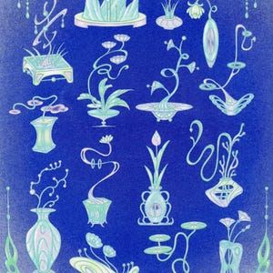 Neobotanic Garden Risograph Print