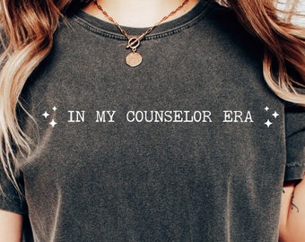 In My Counselor Era Shirt School Counselor Gift College Counselor Gift Shirt for Counselor Counselor TShirt Counselor Era T Shirt