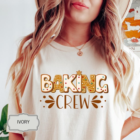 Christmas Baking Crew Shirt Custom Christmas Cookie Crew Baking Team Chefs Restaurant T-shirt Comfort Colors Bakery Team Shirt Xmas Tee