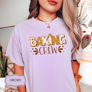 Christmas Baking Crew Shirt Custom Christmas Cookie Crew Baking Team Chefs Restaurant T-shirt Comfort Colors Bakery Team Shirt Xmas Tee