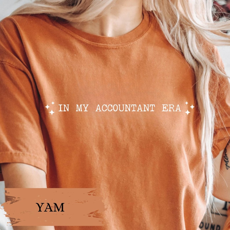 In My Accountant Era Shirt Accountant Tshirt Gift for Accountant Shirt Era Accountant Gift Accountant Shirt Accountant Era T Shirt Custom