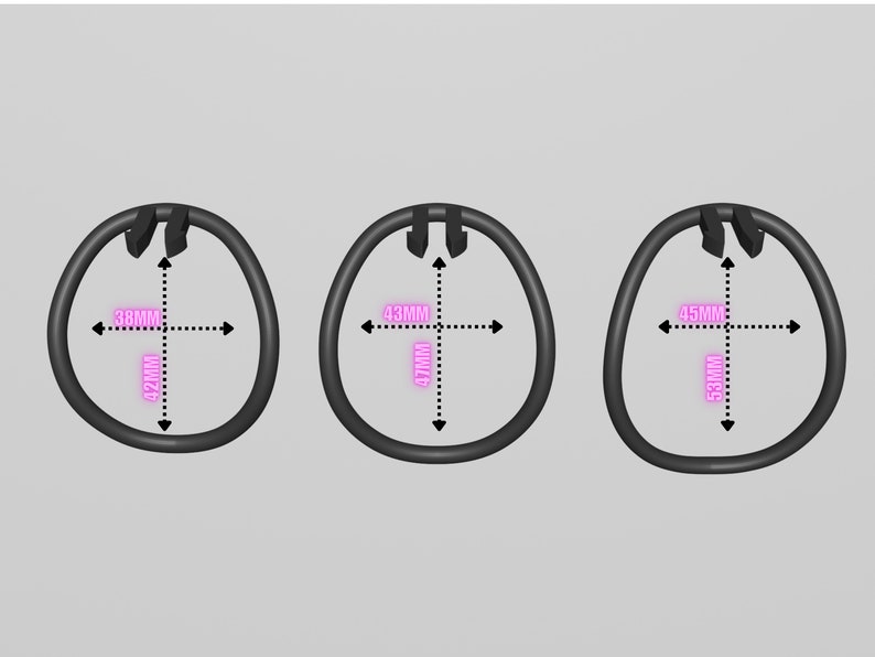 3D Printable Files V2 Permanent Keyless Chastity Cage STL - Etsy UK