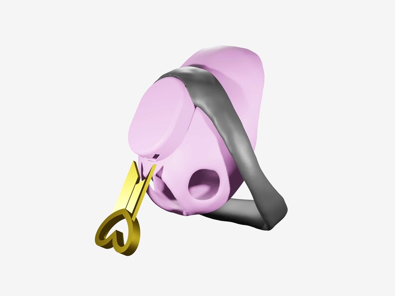 3D Printable Files Unlockable Sissy Chastity Cage With Heart Shaped Key STL Etsy