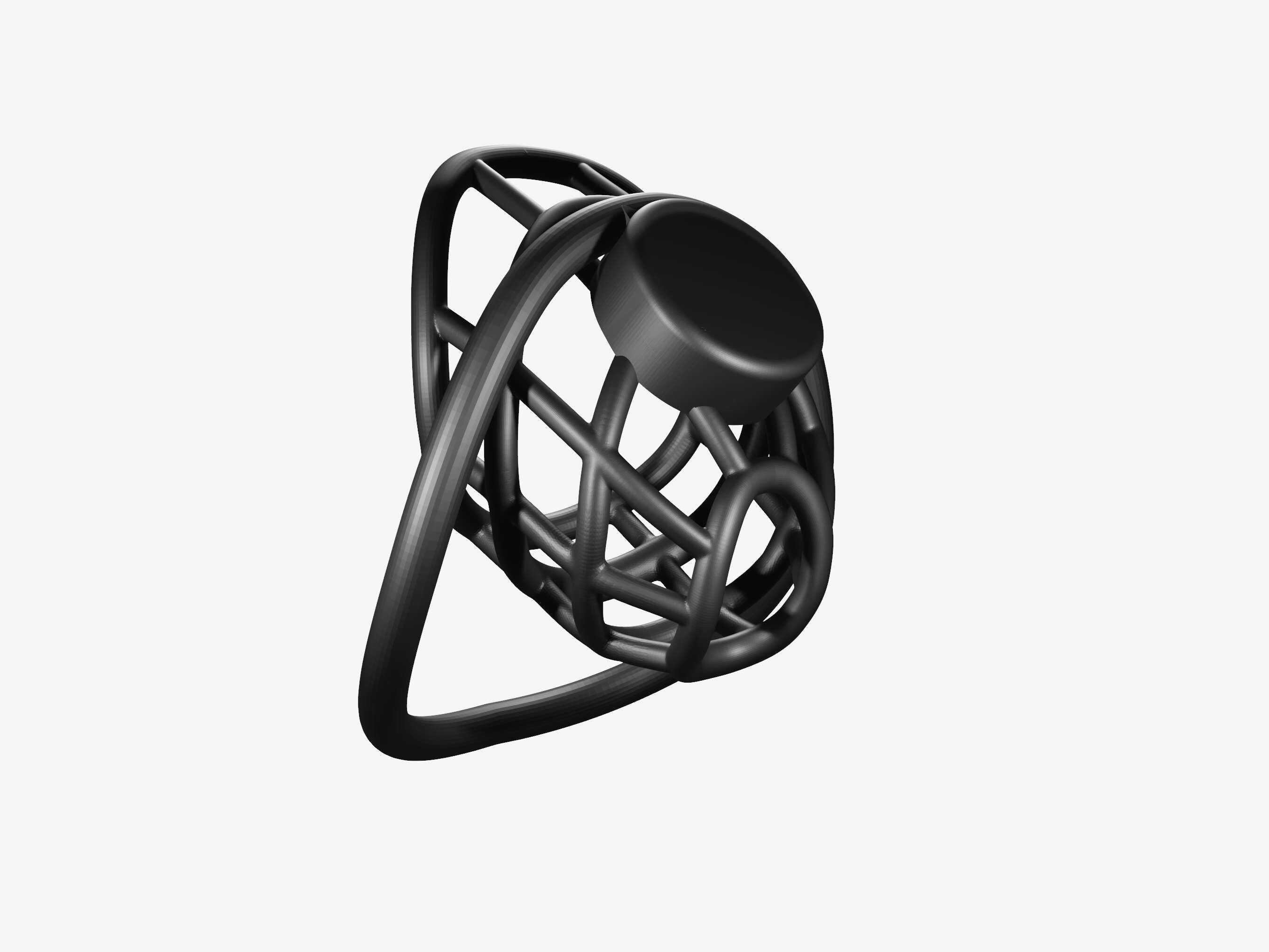 3D Printable Files V2 Permanent Keyless Chastity Cage STL (Download Now ...