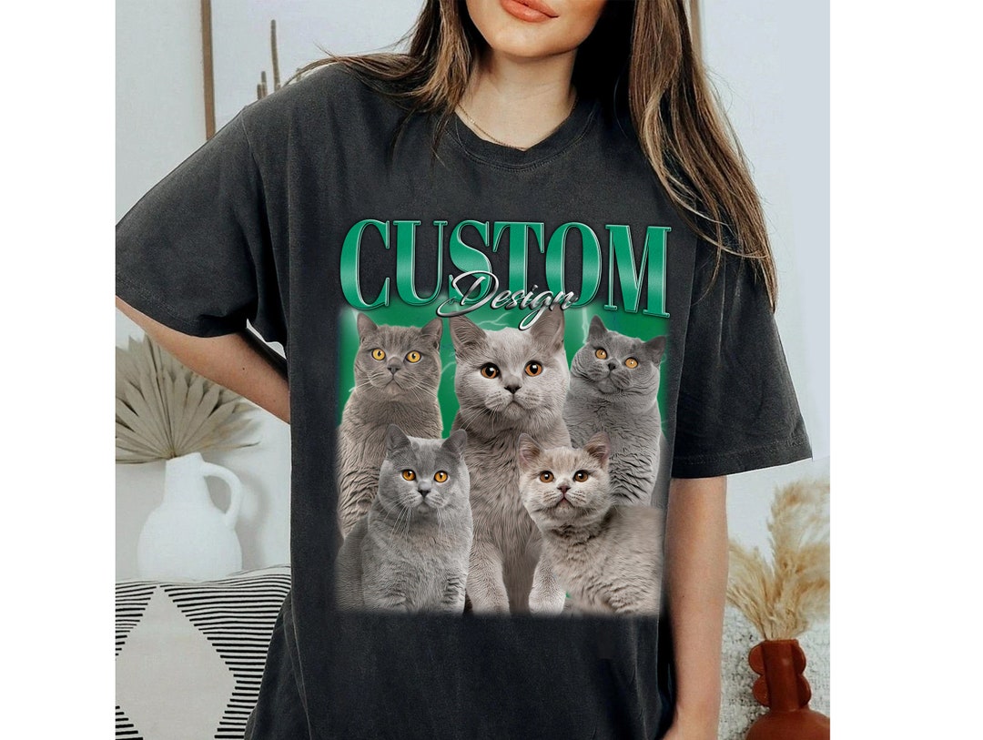 Custom Pet Hoodie Custom Cat Tshirt Custom Shirt Custom Etsy