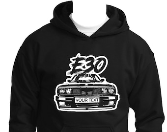 E30 3 Series Hoodie: Personalized Car Lover Gift