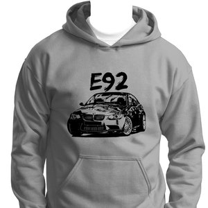 E92 3er Coupé Hoodie: Geschenk für Autoliebhaber