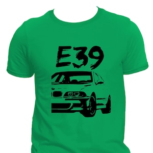 E39, Car T-Shirt, Car Apparel, 5 Series T-Shirt, Car Lover Shirt, Adult T-shirt Gift, Custom Car T-shirt, M Car T-Shirt, Car Shirt for Men