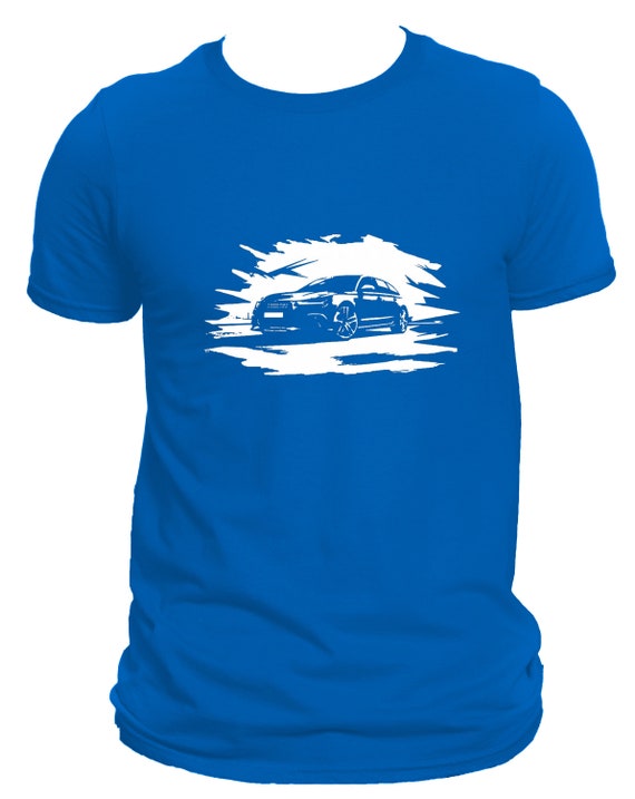 T-shirt Voiture Sportive Collection Sunset Road - Noir 100% Coton - Homme/Unisexe - Cadeau Pour Passionné D'automobile - 12