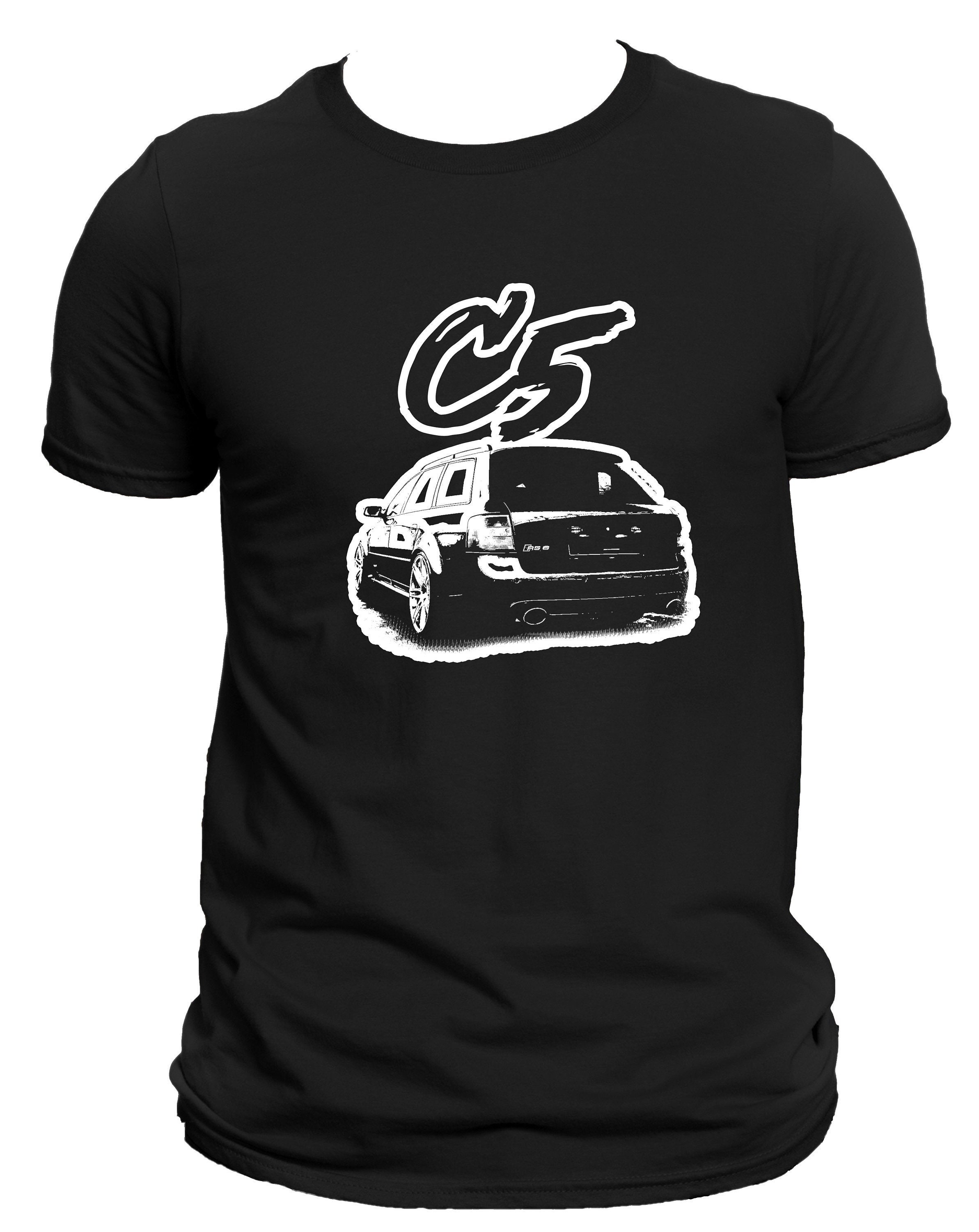 A6, (C5) 1997 - 2004 T-shirt New DTG Print Logo Shirt Short Sleeve Amazing Adult Car Lovers Natural Cotton Gift for Man and Woman