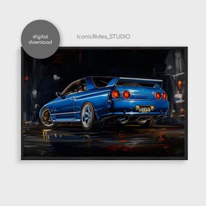 R32 Gtr Poster - Etsy