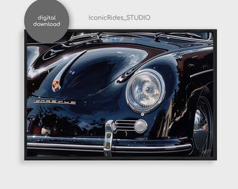 Vintage Hofbauer Crystal Porsche 911 Car Sculpture 1987 – Etched