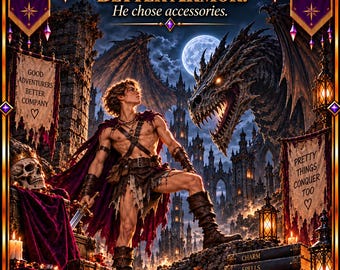 Halloween-Karte „Der Twink braucht eine bessere Rüstung“, Fantasy-LGBTQ-Geschenk (Digitaler Download)