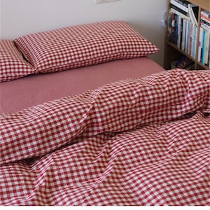 Bryce check store duvet cover