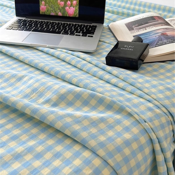 Gingham Sheets Twin Xl Etsy