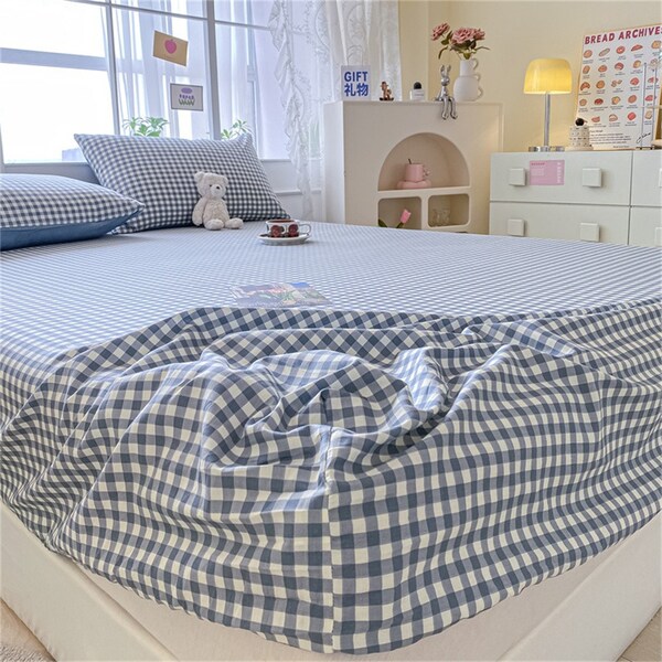 Twin Fitted Flannel Sheet Etsy