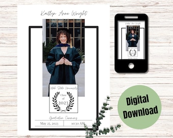 Graduation Announcement/Invitation - digital download