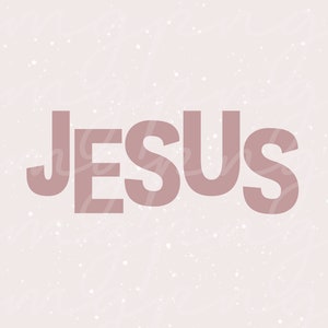 Jesus SVG Cut File Jesus Digital PNG Art Modern Christian Svg File for Cricut Jesus Christ Png Sublimation Design Spiritual God Faith Svg