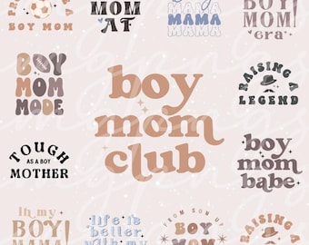 Boy Mom Svg Bundle, In My Boy Mom Era Svg, Funny Boy Mom Png Quotes, Boy Mom Era Svg Bundle, Boy Mom Png, Boy Mama Png, Boy Mom Shirt Svg
