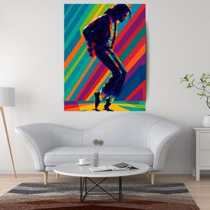 Vintage MJ Vibes: Retro Digital Poster for Pop Culture Fans | Instant Download