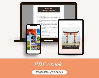 Japan Travel Guide E-book: 101 Things to Do (English Version) (PDF)