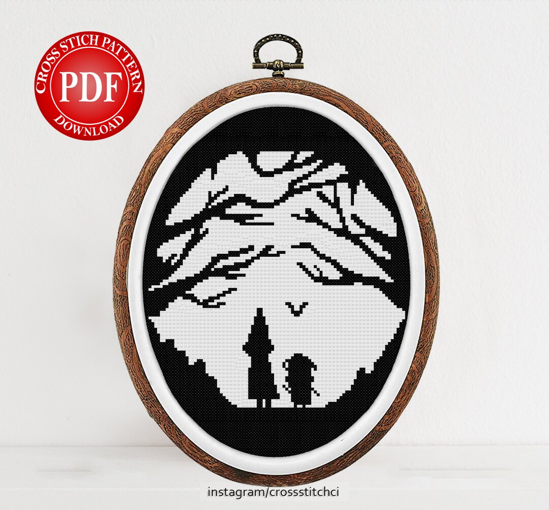 Over The Garden Wall Cross Stitch
