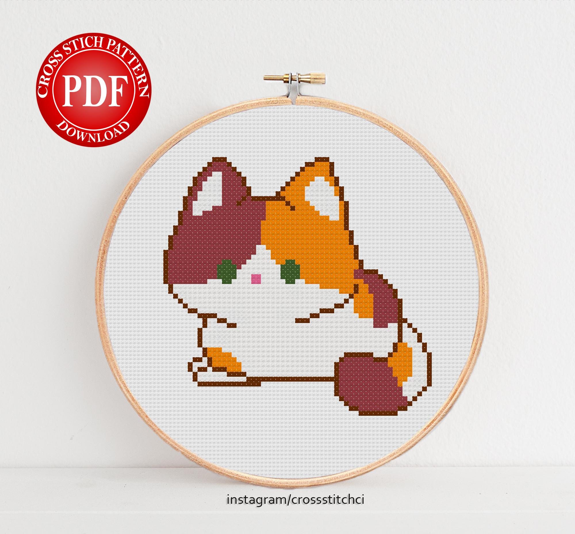 cute-calico-cat-cross-stitch-pattern-begginer-cross-stitch-instant
