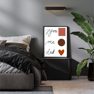 1 druckbare You and me love line art, verliebt