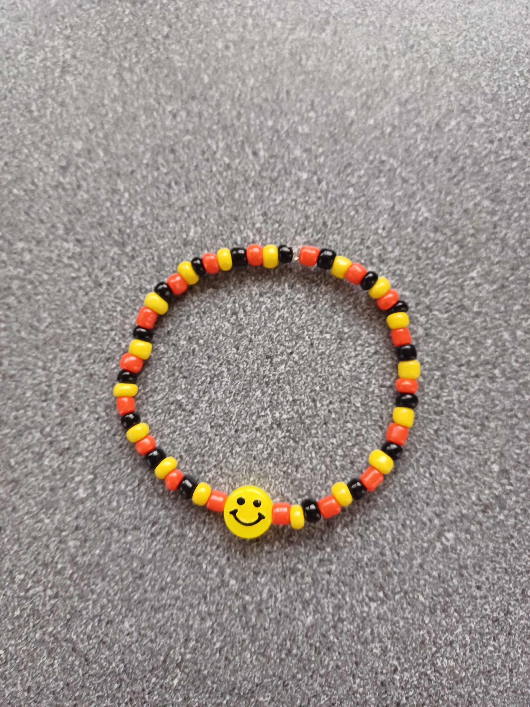 Fai da te faccina sorridente perline 10MM acrilico faccina sorridente