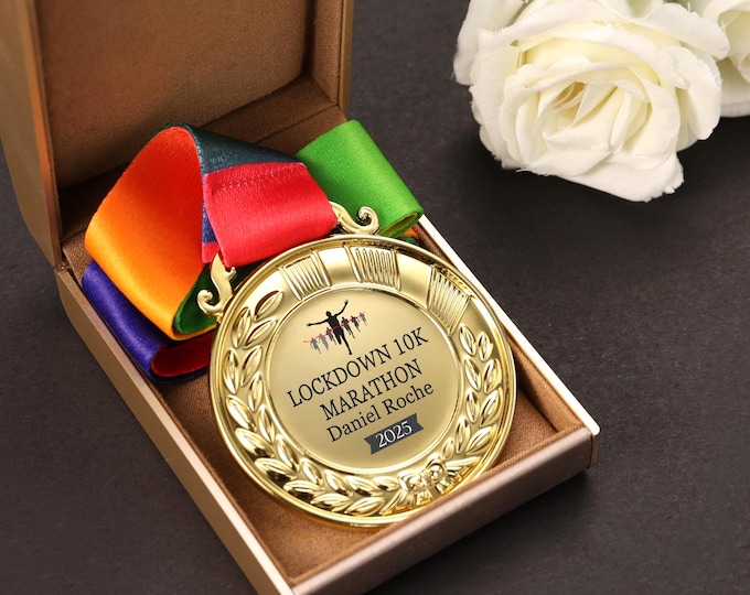 Personalized Medal Design with your message or Logo, Custom Medals Race Award Personalized Marathon 10k Run Swim Finisher,Custom Sport Medal