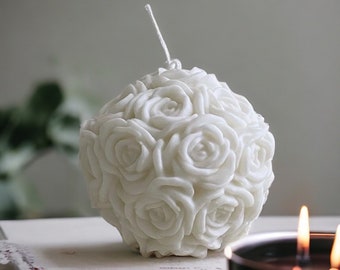 Bulk Wholesale Rose Candle, Gift for wedding,Gift for her,Bridal Shower,Henna Gift, Engagemen Gift,Wedding Favors, Wholesale candle,Roseball
