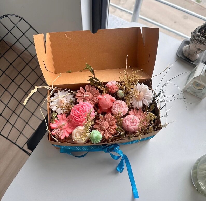 Colourfull Mixed Suprise Candle Pack,flower Candle,gift Box Candle