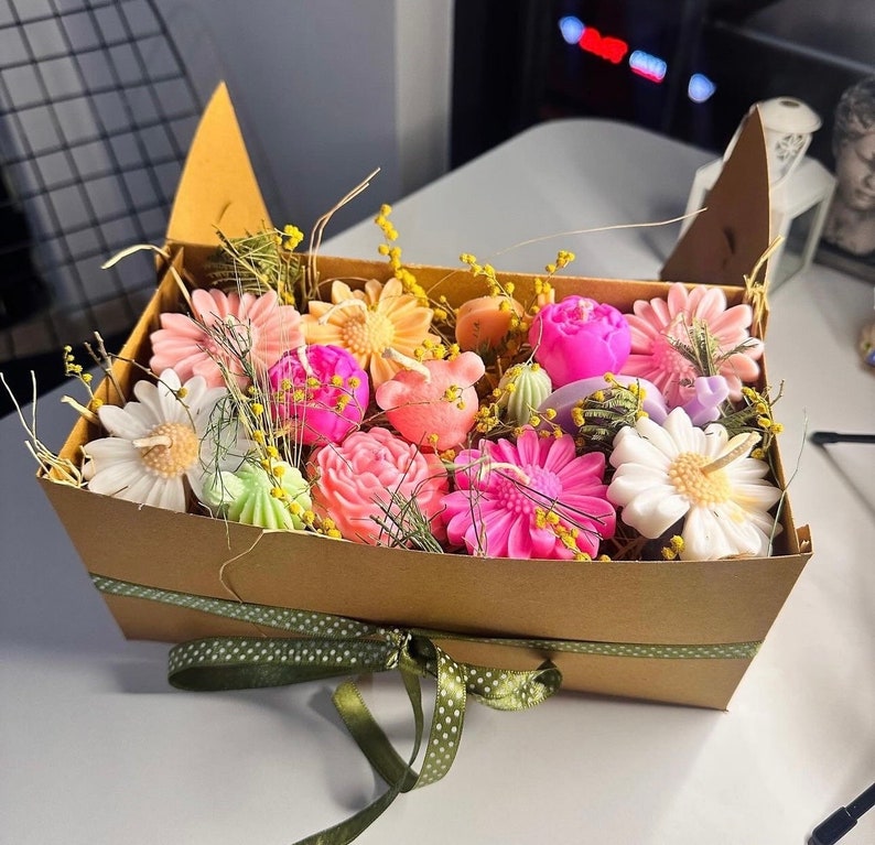 Colourfull Mixed Suprise Candle Pack,flower Candle,gift Box Candle