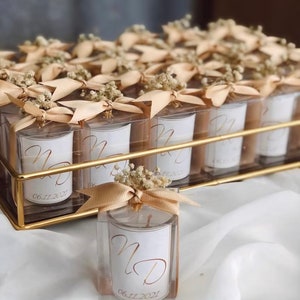 Personalized Wedding Custom Design Candle,wedding Gift, Henna Gift ...