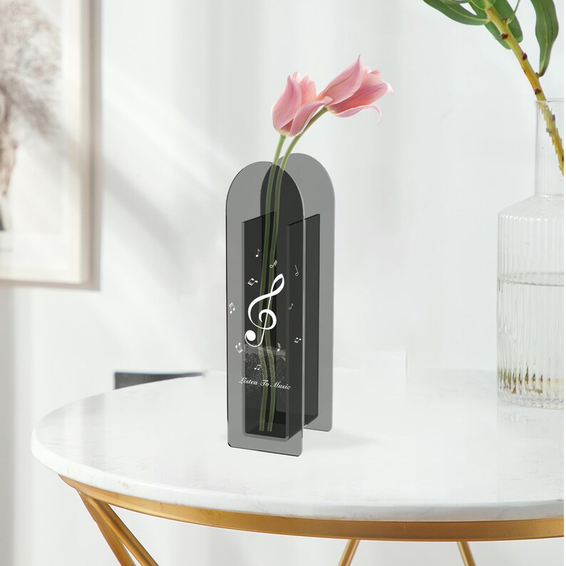 Personalized Vase Flower Vase Glasspersonalized Acrylic Vase Etsy